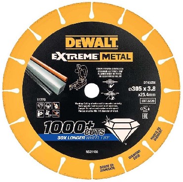 Diamentowa tarcza tnca DeWalt 305x3.8x25.4 Diamond Edge EXTREME METAL