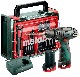 Akumulatorowa wiertarko-wkrtarka udarowa Metabo PowerMaxx SB Basic Set Mobilny warsztat + 2 akumulatory Li-Power 12V/2.0Ah