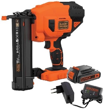 Akumulatorowa gwodziarka / sztyfciarka Black&Decker BCNG01D1 - 1 akumulator 18V/2.0Ah