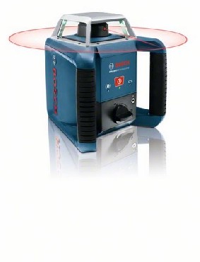 Laser obrotowy Bosch GRL 400 H Professional + BT 170 + GR 240